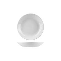 Australian Fine China Flinders Round Deep Coupe Plate - 1250ml - White (Pack of 24)