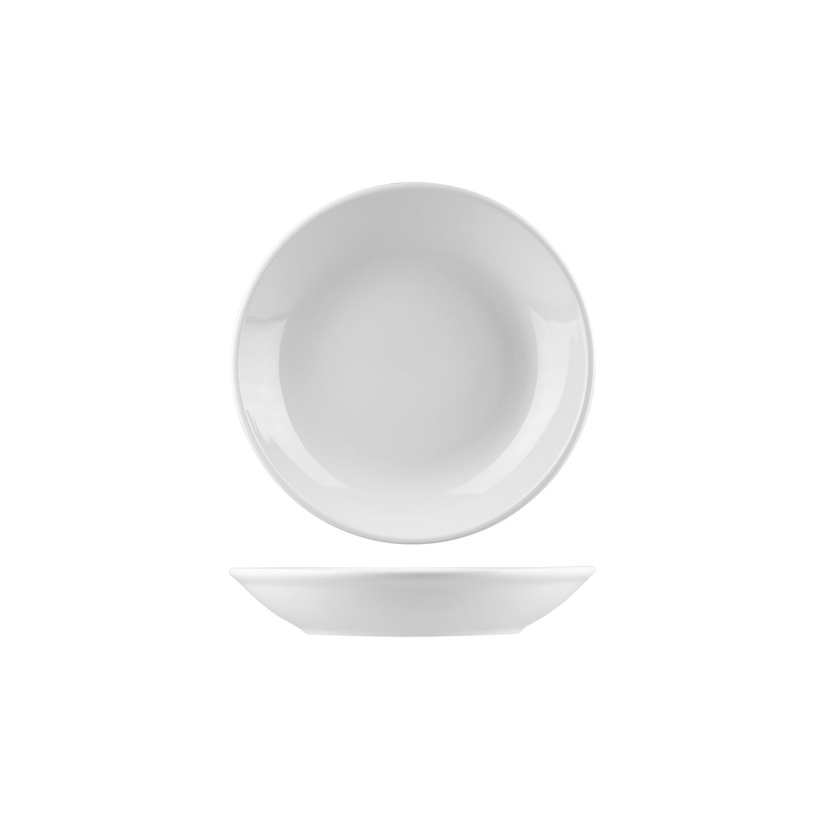 Australian Fine China Flinders Round Deep Coupe Plate - 1250ml - White (Pack of 24)
