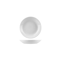 Australian Fine China Flinders Round Deep Coupe Plate - 500ml - White (Pack of 24)
