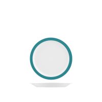 Australian Fine China Aqua Foam Blue Savoy Round Plate - Narrow Rim - 160mm (Pack of 12)