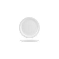 Australian Fine China Flinders Healthcare Savoy Round Plate - Narrow Rim - 205mm - White (Pack of 12)
