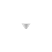 Australian Fine China Xtras Conical Ribbed Bowl - 160ml - White (Pack of 6)