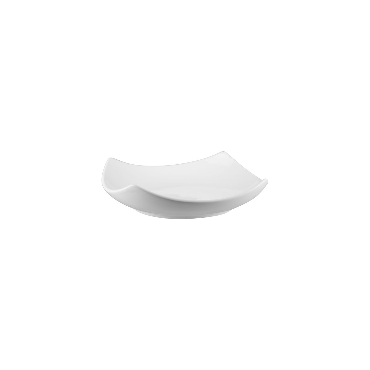 Australian Fine China Xtras Square Curved Bowl - 265x265mm - White (Pack of 12)