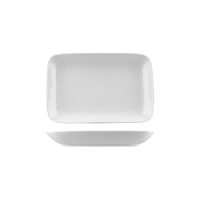 Australian Fine China Xtras Rectangular Coupe Plate - 269x179mm - White (Pack of 24)