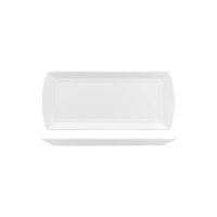 Australian Fine China Xtras Rectangular Platter - 347x153mm - White (Pack of 12)