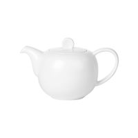 Australian Fine China Flinders Odyssey Teapot With Lid - 1550ml - White (Pack of 6)