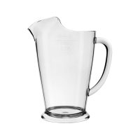 Crown Polycarbonate Ice Lip Jug - W&M Approved - 1140ml (Pack of 12)