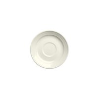 Duraceram Ivory Double Ridge Saucer - 155mm (Pack of 48)