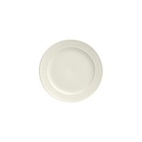 Duraceram Astra Round Plate - Double Ridge - 162mm - Ivory (Pack of 48)