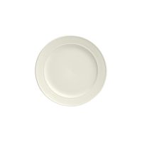 Duraceram Astra Round Plate - Double Ridge - 203mm - Ivory (Pack of 24)