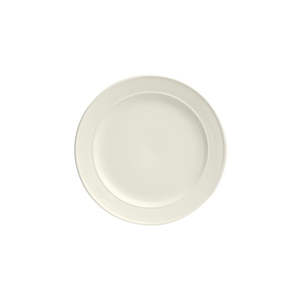 Duraceram Astra Round Plate - Double Ridge - 203mm - Ivory (Pack of 24)
