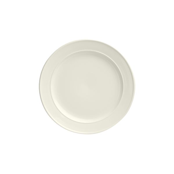 Duraceram Astra Round Plate - Double Ridge - 237mm - Ivory (Pack of 24)