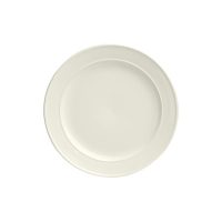 Duraceram Astra Round Plate - Double Ridge - 260mm - Ivory (Pack of 12)