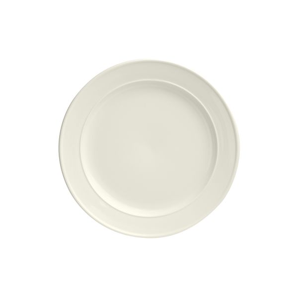 Duraceram Astra Round Plate - Double Ridge - 260mm - Ivory (Pack of 12)