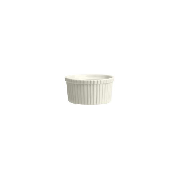 Duraceram Ivory Souffle Dish - Ribbed - 325ml (Pack of 48)