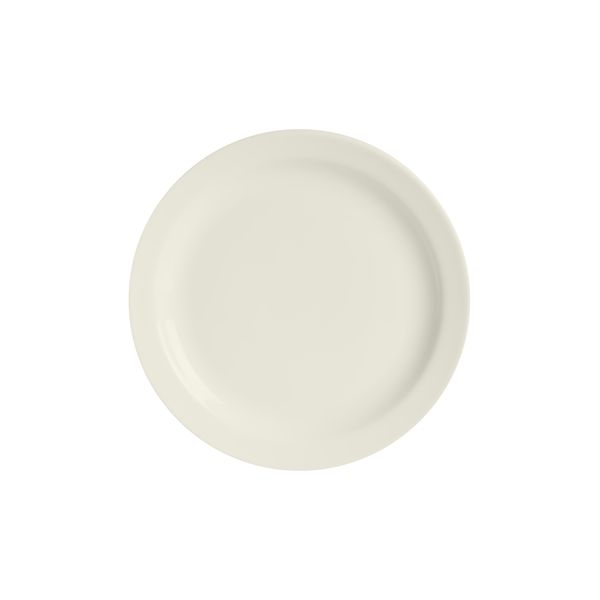 Duraceram Malvern Round Plate - Narrow Rim - 257mm - Ivory (Pack of 18)