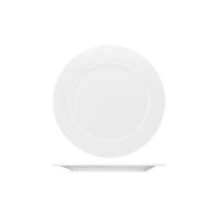 Australian Fine China Pacific Round Plate - Wide Rim - 200mm - White (Pack of 48)