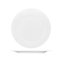 Australian Fine China Pacific Round Plate - Wide Rim - 275mm - White (Pack of 24)
