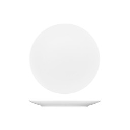 Australian Fine China Pacific Round Coupe Plate - 250mm - White (Pack of 12)