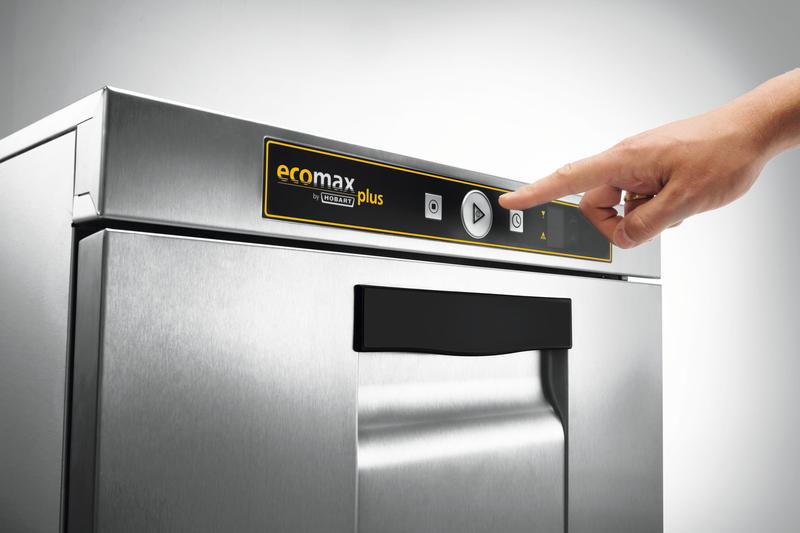 Hobart ECOMAX PLUS F515 Undercounter Glass & Dishwasher - Image 3