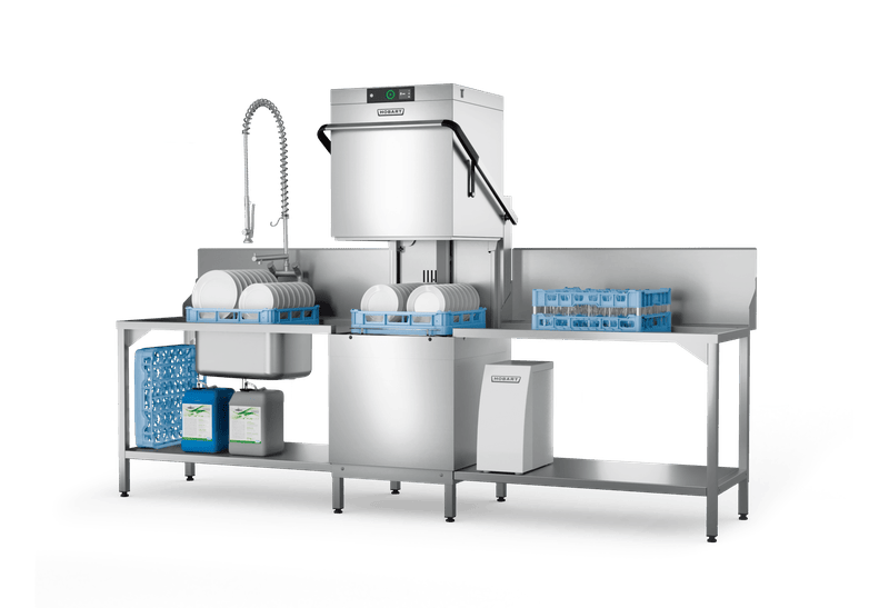 Hobart PROFI AMX Pass-Through Hood Dishwasher
