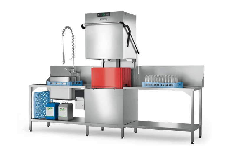 Hobart PREMAX AUPL-VHL Large Chamber Hood Dishwasher with VAPOSTOP & Auto Hood Lift - Image 2