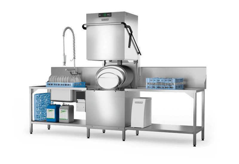 Hobart PREMAX AUPL-VHL Large Chamber Hood Dishwasher with VAPOSTOP & Auto Hood Lift - Image 3